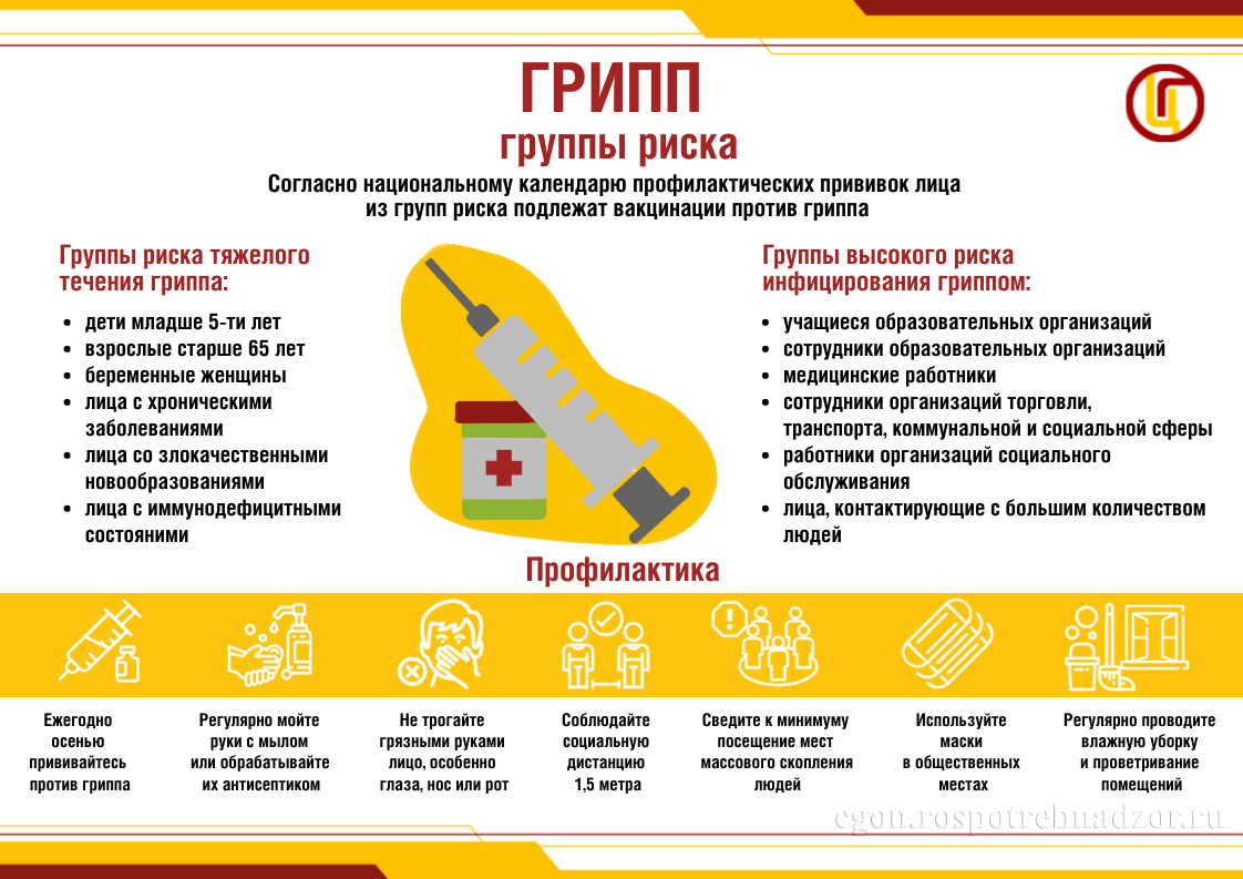 Грипп. Группы риска